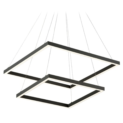 Kuzco Lighting Piazza Black LED Chandelier by Kuzco Lighting CH85224-BK