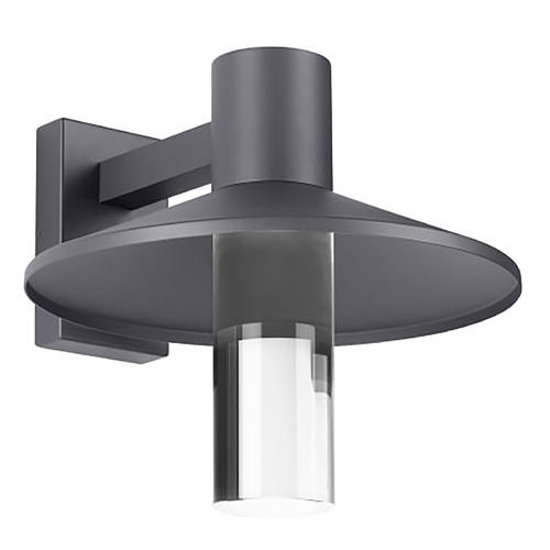 Visual Comfort Modern Collection Sean Lavin Ash 16 LED Outdoor Wall Light in Charcoal by VC Modern 700OWASHH92716CHUNV