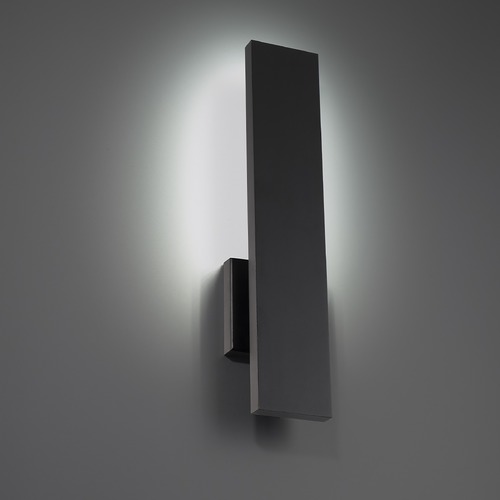 Stag 18-Inch LED ADA Outdoor Wall Light in Black 3500K 3CCT by WAC Lighting