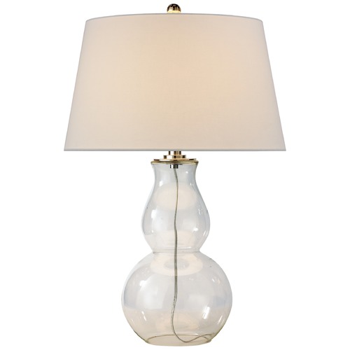 Visual Comfort Signature Collection E.F. Chapman Open Bottom Table Lamp in Clear Glass by Visual Comfort Signature SL3811CGL