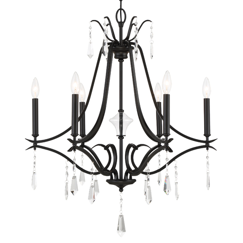 Laurel Estate 6-Light Chandelier in Coal by Minka Lavery