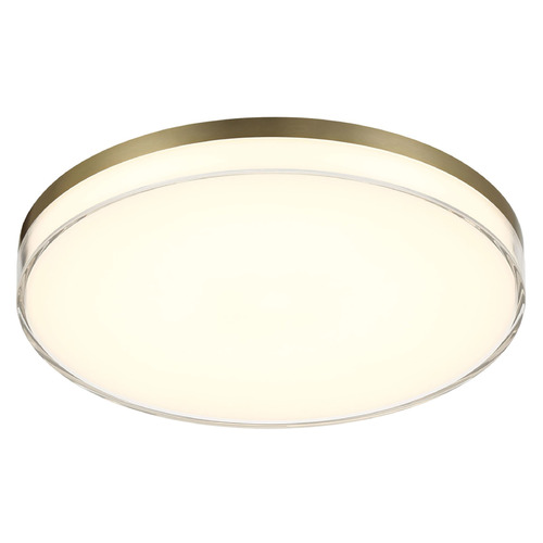 Boada Soft Brass LED Semi-Flush Mount by Minka Lavery