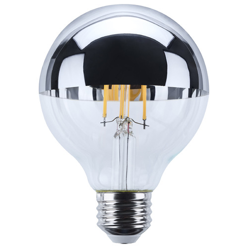 5.5W G25 2700K Silver Crown LED Light Bulb by Satco Lighting