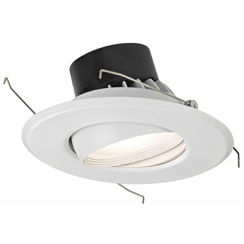 LED Adjustable Eyeball Retrofit Trim for 5 or 6 Inch Recessed Cans 3000K 1100 Lumens