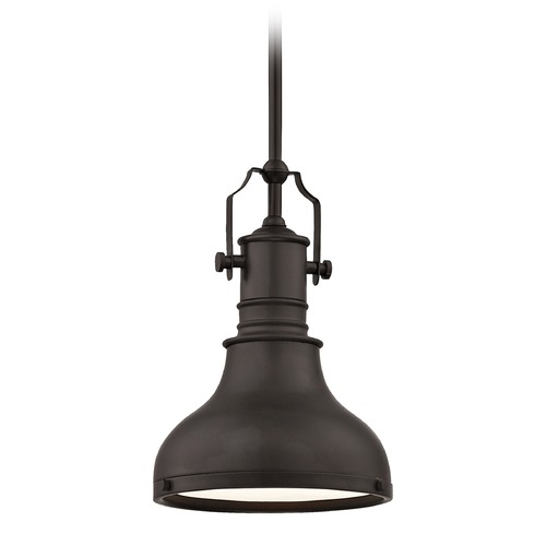 Design Classics Lighting Farmhouse Bronze Metal Mini-Pendant 8.63-Inch Wide 1765-220 SH1778-220 R1778-220