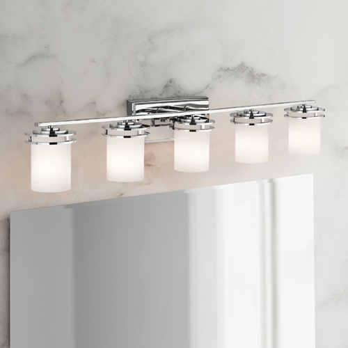 Hendrik 43-Inch Chrome Vanity Light by Kichler Lighting