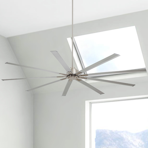 Xtreme 96-Inch Fan in Brushed Nickel by Minka Aire