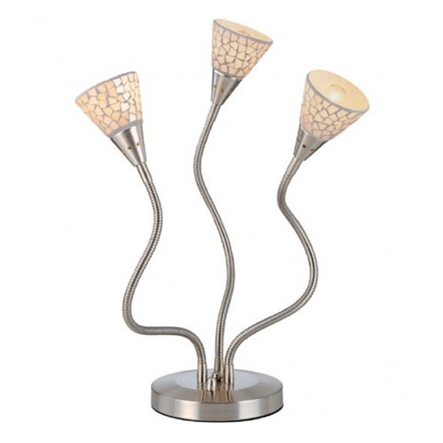 Calista Polished Steel Table Lamp by Lite Source Lighting
