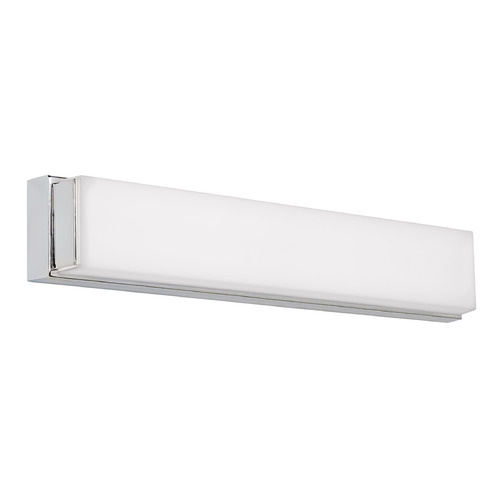 Visual Comfort Modern Collection Sage 25 2700K LED Bath Wall Sconce in Chrome by Visual Comfort Modern 700BCSAGW25C-LED927