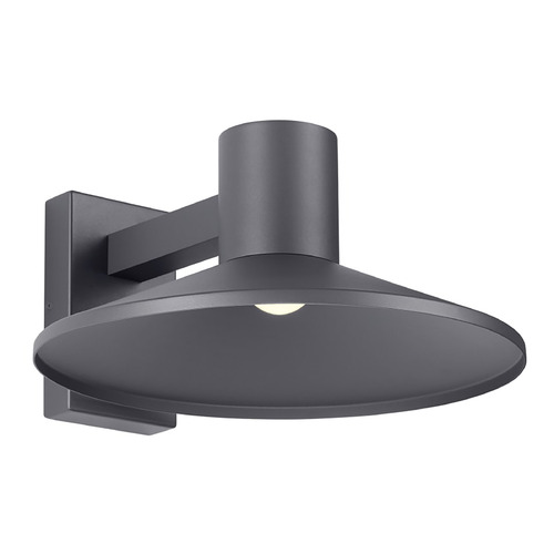 Visual Comfort Modern Collection Sean Lavin Ash 16 LED Outdoor Wall Light in Charcoal by VC Modern 700OWASHH92716DHUNV