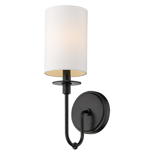 Ella Matte Black Sconce by Z-Lite