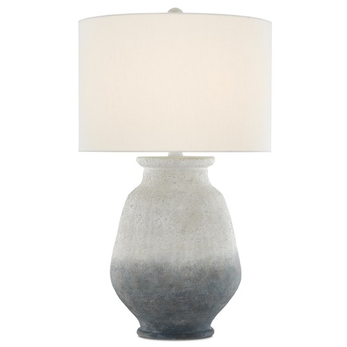 Currey and Company Lighting Cazalet 30.75-Inch Table Lamp in Smoky Blue by Currey & Company 6000-0538