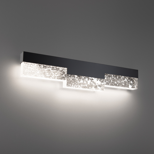 Schonbek Beyond Chandler 27-Inch LED Crystal Bath Light in Black by Schonbek Beyond BWS79227-BK