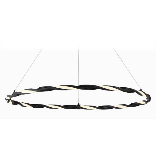 George Kovacs Lighting George Kovacs Convolution Coal LED Pendant Light P5483-66A-L