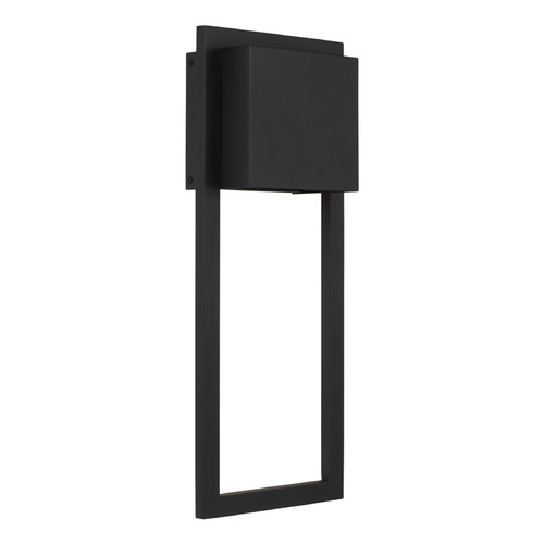 Capital Lighting Nate Large Outdoor Wall Light in Black by Capital Lighting 956012BK-GL