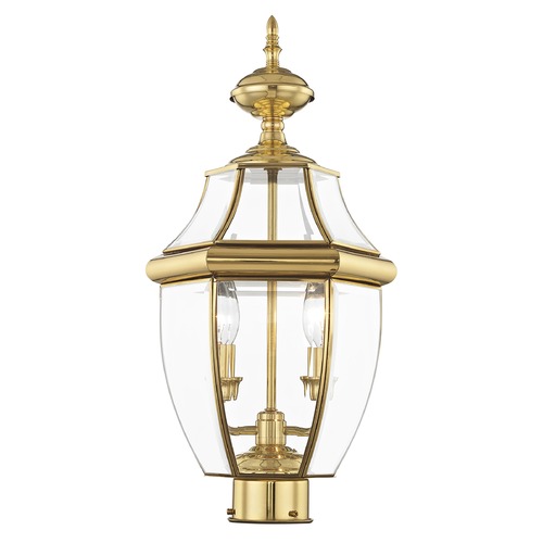 Livex Lighting Livex Lighting Monterey Polished Brass Post Light 2254-02