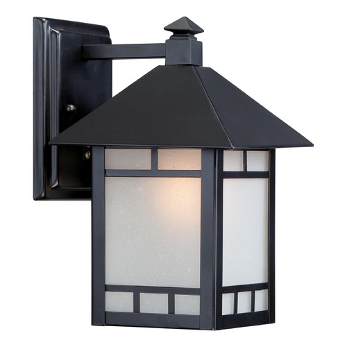 Drexel Stone Black Outdoor Wall Light by Nuvo Lighting