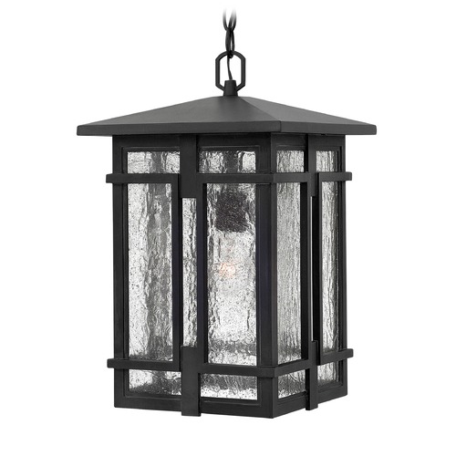 Hinkley Tucker Museum Black Outdoor Hanging Light by Hinkley Lighting 1962MB