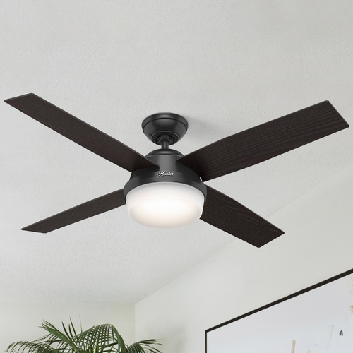 Black LED Ceiling Fan by Hunter Fan by Hunter Fan Company