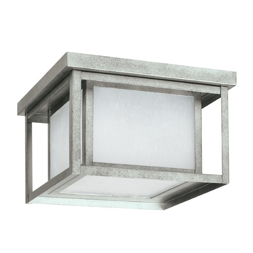 Generation Lighting Hunnington Outdoor Flush Mount in Pewter by Generation Lighting 79039-57