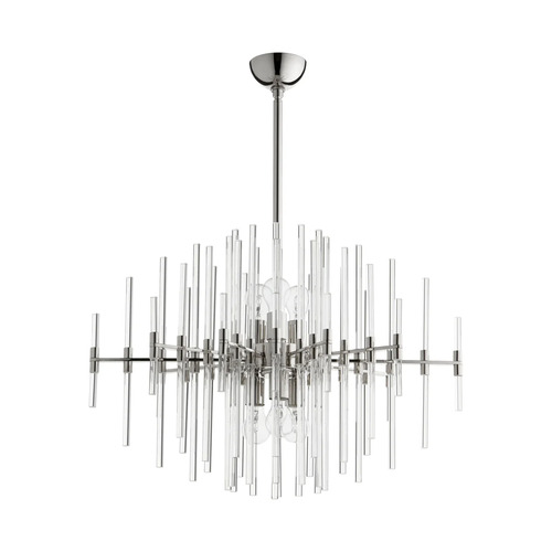 Cyan Design Quebec Pendant in Polished Nickel by Cyan Design 09255