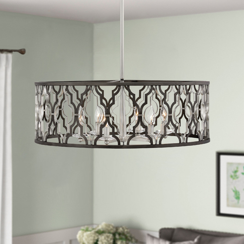 Hinkley Portico 28-Inch Pendant Glacial Gold & Metallic Matte Bronze by Hinkley Lighting 3066GG