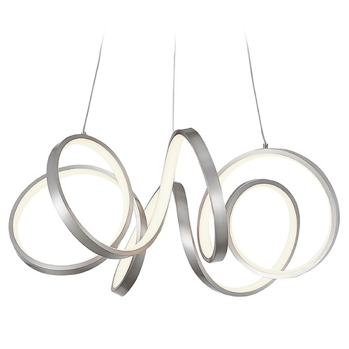 Synergy Antique Silver LED Chandelier by Kuzco Lighting