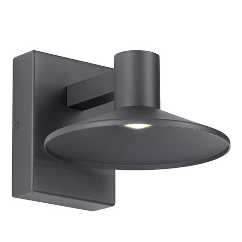 Visual Comfort Modern Collection Sean Lavin Ash 8 LED Outdoor Wall Light in Charcoal by VC Modern 700OWASHH9278DHUNV