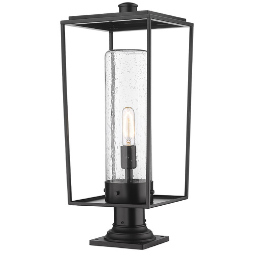 Z-Lite Sheridan Black Post Light by Z-Lite 594PHBR-533PM-BK