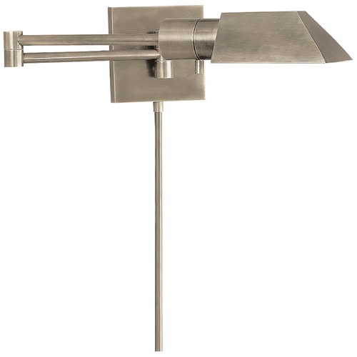 Studio VC Swing Arm Wall Light in Antique Nickel by Visual Comfort Signature