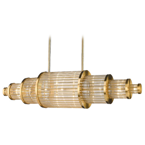 Avenue Lighting Waldorf 64-Inch Antique Brass Linear Light by Avenue Lighting HF1920-AB