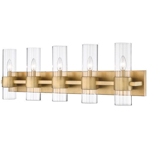 Lawson Rubbed Brass Bathroom Light by Z-Lite