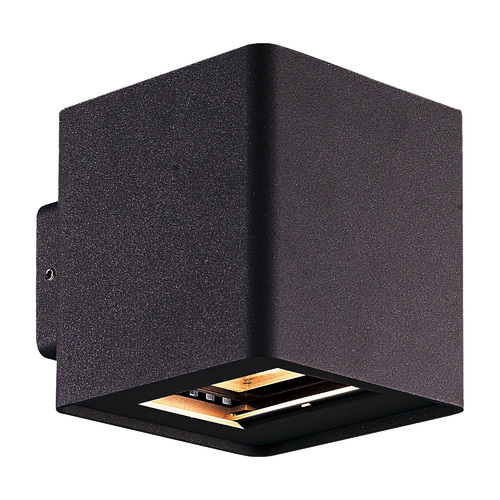 Crest 4.25-Inch LED Outdoor Wall Light in Black by Eurofase Lighting