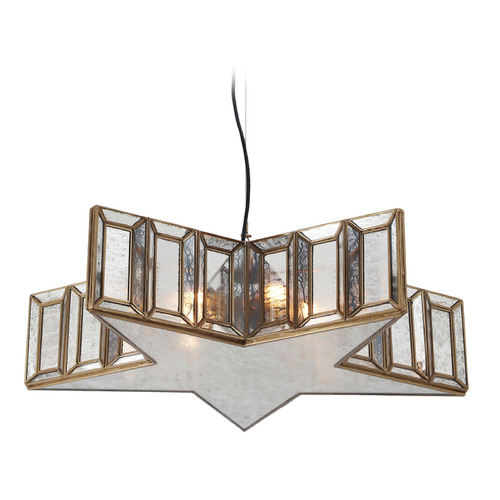 Lone Star 5-Light Pendant in Artisan Brass by Minka Lavery