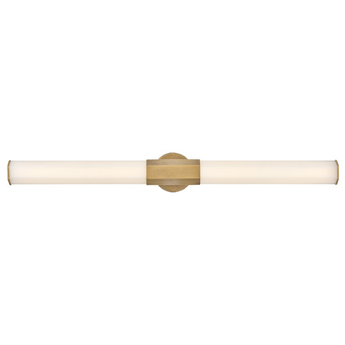 Hinkley Hinkley Facet Heritage Brass LED Vertical Bathroom Light 51154HB