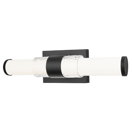 Z-Lite Z-Lite Egon Matte Black LED Vertical Bathroom Light 1015-18W-MB-LED