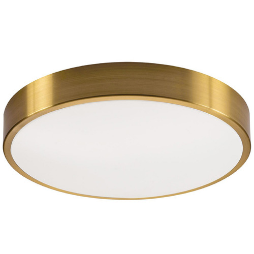 Afx Lighting Octavia Satin Brass LED Flushmount Light