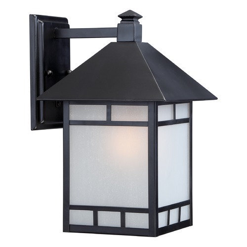 Drexel Stone Black Outdoor Wall Light by Nuvo Lighting