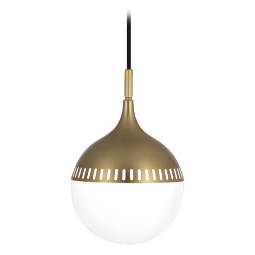 Robert Abbey Lighting Mid-Century Modern Pendant Light Brass Jonathan Adler Rio by Robert Abbey 792