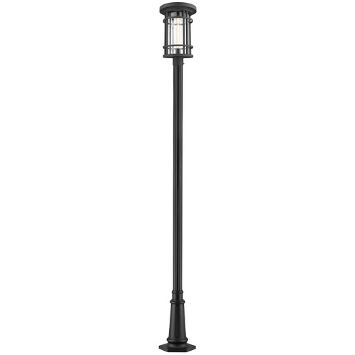 Z-Lite Jordan Black Post Light by Z-Lite 570PHXL-557P-BK