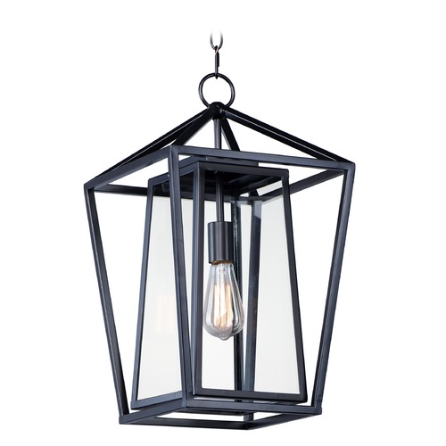 Artisan Black Outdoor Hanging Light by Maxim Lighting