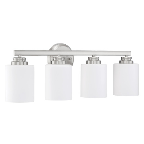 Craftmade Lighting Bolden Brushed Polished Nickel Bathroom Light by Craftmade Lighting 50504-BNK-WG