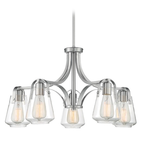 Satco Lighting Skybridge Brushed Nickel Chandelier by Satco Lighting 60/7115