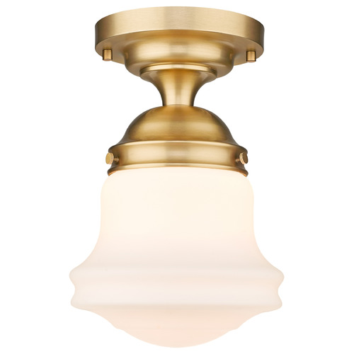 Z-Lite Vaughn Heritage Brass Flush Mount by Z-Lite 735F10-HBR