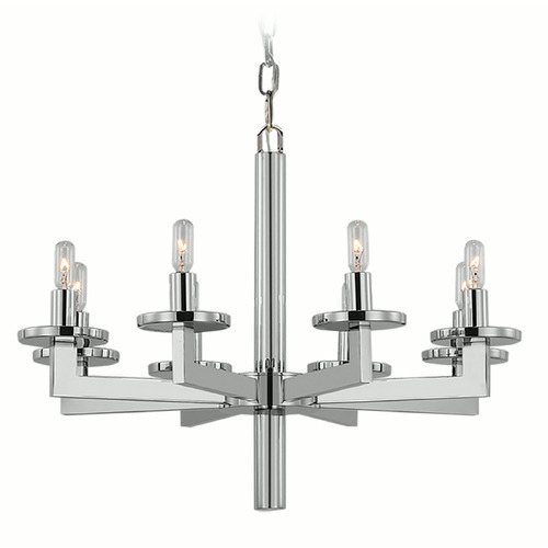 Visual Comfort Signature Collection Kelly Wearstler Liaison Chandelier in Polished Nickel by VC Signature KW5200PN