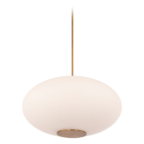 Illusion 22-Inch 3000K LED Pendant in Aged Brass by Modern Forms