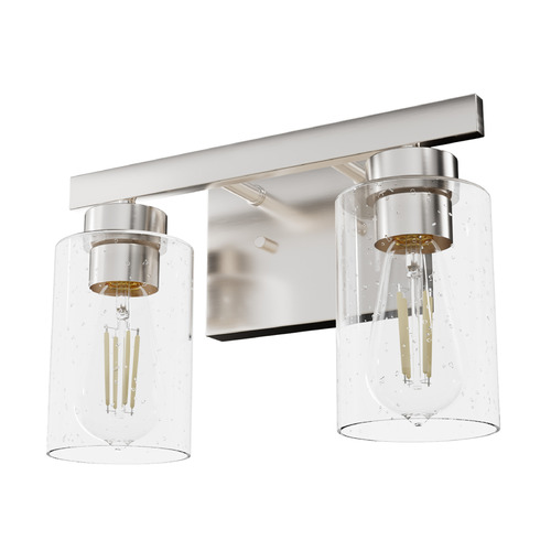 Hunter Fan Company Hartland Brushed Nickel Bathroom Light