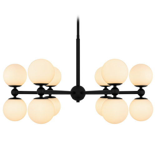 Quoizel Lighting Elser Matte Black Chandelier