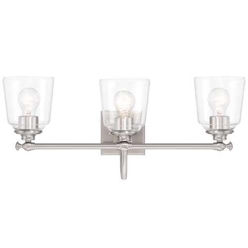 Minka Lavery Antonia Brushed Nickel Bathroom Light