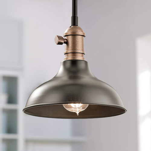 Kichler Lighting Cobson 8-Inch Pendant in Olde Bronze by Kichler Lighting 42579OZ